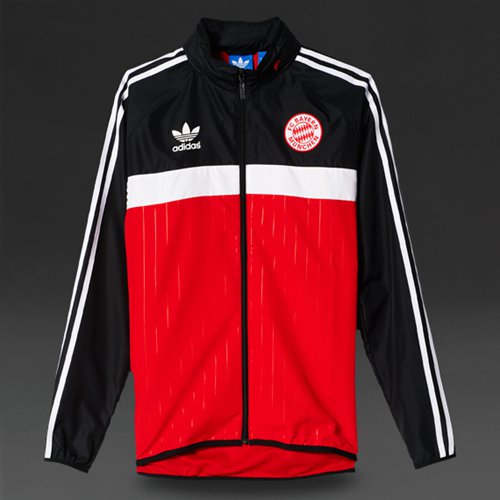 Adidas Originals Bayern Munich Windbreaker Scarlet / Black for Men